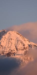 Naturaleza,Nubes,Nieve,Montaña,Arriba,Invierno,Vértice