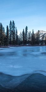 Winter,Nature,Mountain,Lake,Landscape,Ice