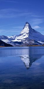 Invierno,Naturaleza,Montaña,Vértice,Arriba,Pico,Lago,Cima,Reflexión