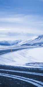 Route,Tourner,Tour,Nature,Couvert De Neige,Snowbound,Hiver,Neige,Montagnes