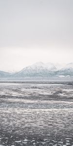 Winter,Nature,Mountains,Snow,Lake,Frozen,Ice