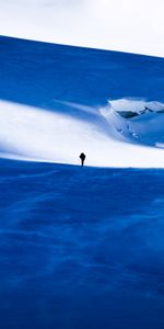 Silhouette,Montagnes,Nature,Neige,Solitude,Hiver