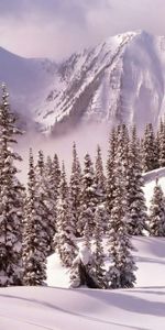 Winter,Nature,Shadows,Mountains,Snow