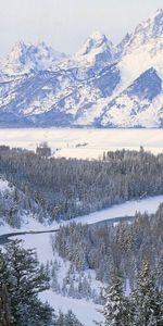 Winter,Nature,Snow,Landscape,Mountains