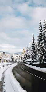 Winter,Nature,Snow,Road