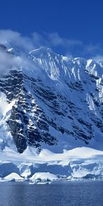 Winter,Nature,Stones,Mountains,Clouds,Cold,Ice