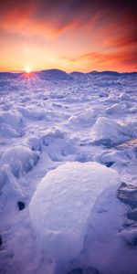 Naturaleza,Puesta Del Sol,Hielo,Nieve,Horizonte,Invierno