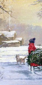 Winter,Pictures,Children