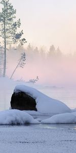 Paisaje,Invierno,Nieve,Ríos