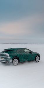 Jaguar I Pace,Снег,Тачки (Cars),Бездорожье,Ягуар (Jaguar),Зима