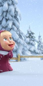 Winter,Snow,Children,Cartoon