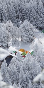 Camping,Invierno,Nieve,Miscelánea,Misceláneo,Bosque,Cámping,Tiendas,Carpas