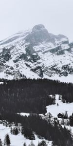 Winter,Snow,Mountain,Nature,Landscape