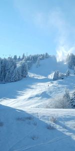 Winter,Snow,Mountains,Nature