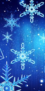 Winter,Snowflakes,Background