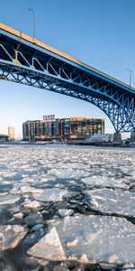 Imeuble,Bâtiment,Fissure,Glace,Eau,Divers,Fissures,Pont,Hiver