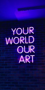 Words,Backlight,Illumination,Art,Phrase,Neon