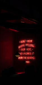 Words,Backlight,Illumination,Phrases,Quotes,Dark,Text,Neon