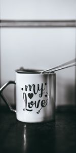 Words,Bw,Inscription,Cup,Chb,Love