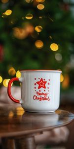 Words,Christmas,Inscription,Mug,Cup,Holiday