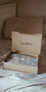 Words,Cloth,Inscription,Box,Present,Packaging,Gift