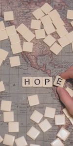 Words,Hand,Map,Hope