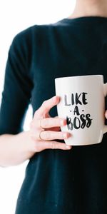 Words,Inscription,Mug,Cup,Hands