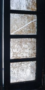 Words,Window,Inscription,Mud,Dirt,Door,Dirty