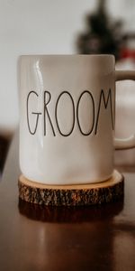 Words,Word,Mug,Groom,Bridegroom,Cup,Inscription