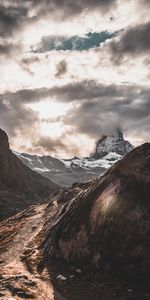 Zermatt,Naturaleza,Montañas,Nubes,Suiza