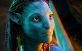 Beautiful Neytiri in Avatar