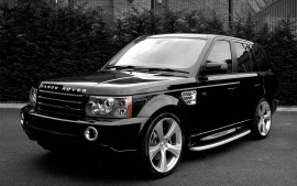 Black Sexy Land Rover