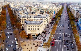 Champs Elysees Paris France