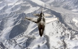 F 16 Aggressor Over the...