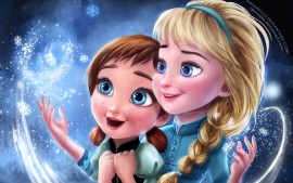 Frozen Elsa Anna Sisters