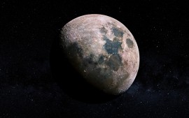 Lunar Craters Moon 4K